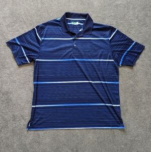 Ben Hogan blue golf polo Tshirt men's 2XLarge